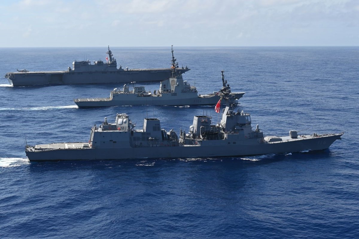 La fragata  Méndez Núñez  comparte ejercicios con la Armada de Japón antes de emprender regreso a España