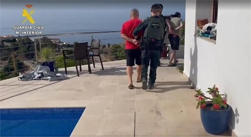 Detención de un presunto narcotraficante.