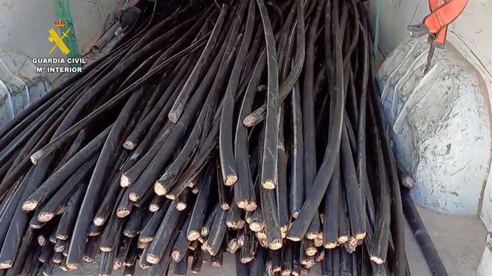 Cae un grupo delictivo con 3 detenidos por robar hasta 63 km de cable de cobre en Murcia, Alicante y Albacete