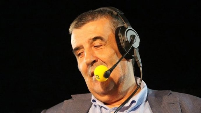 El periodista deportivo Manuel Esteban 'Manolete' en una intervención en la cadena SER