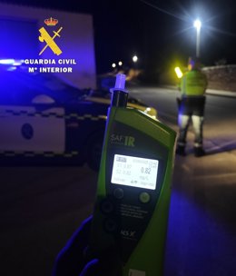 Imagen de un control de la Guardia Civil.