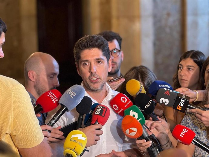El portavoz de los Comuns en el Parlament, David Cid