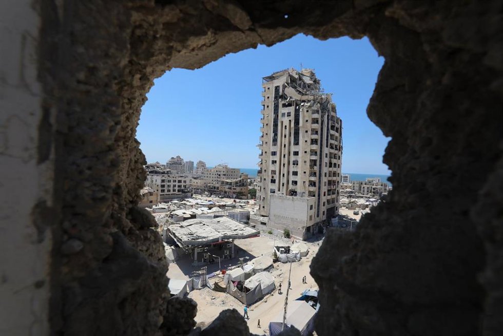 Imagen de archivo de la guerra de Gaza 