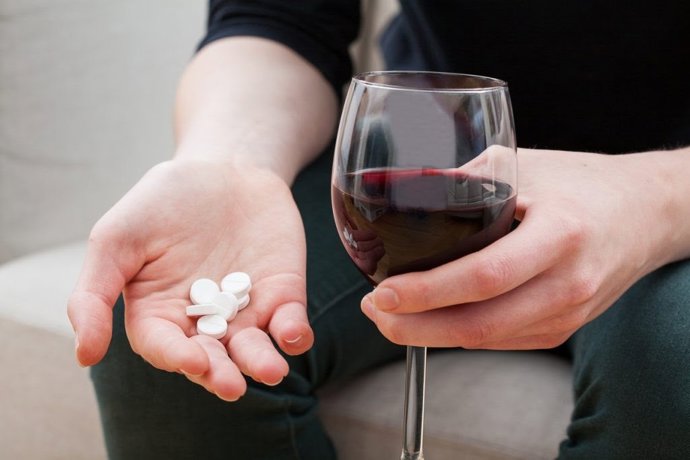 Medicamentos y alcohol.