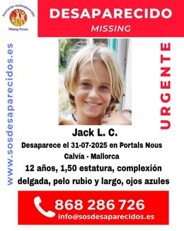 Buscan a un niño de 12 años desaparecido en Calvià en un caso de sustracción parental.