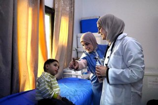 Servicio de salud apoyado por World Vision en Cisjordania