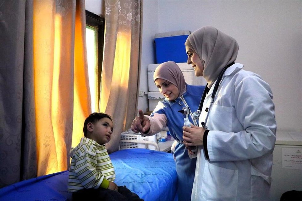 Servicio de salud apoyado por World Vision en Cisjordania