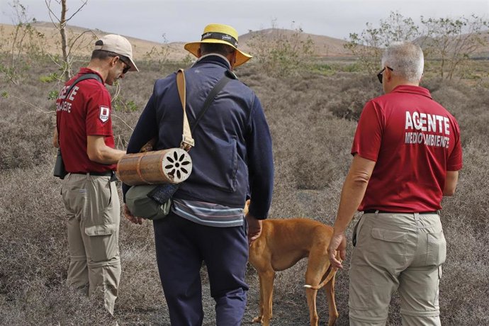 Agentes de Medioambiente del Cabildo de Lanzarote