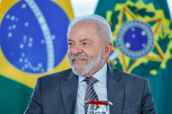El presidente de Brasil, Luiz Inácio Lula da Silva, durante un acto público en Brasilia