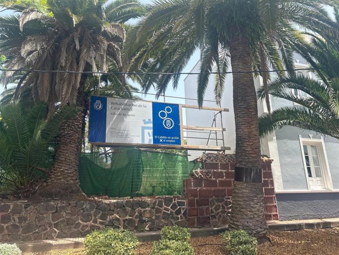 El Cabildo de Tenerife inicia la rehabilitación de la Casa Sansó en Tegueste con más de 900.000 euros de inversión