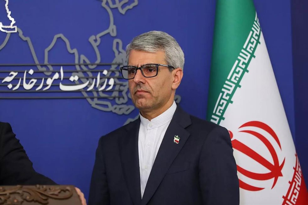 El portavoz del Ministerio de Exteriores iraní, , Esmaeil Baqaei