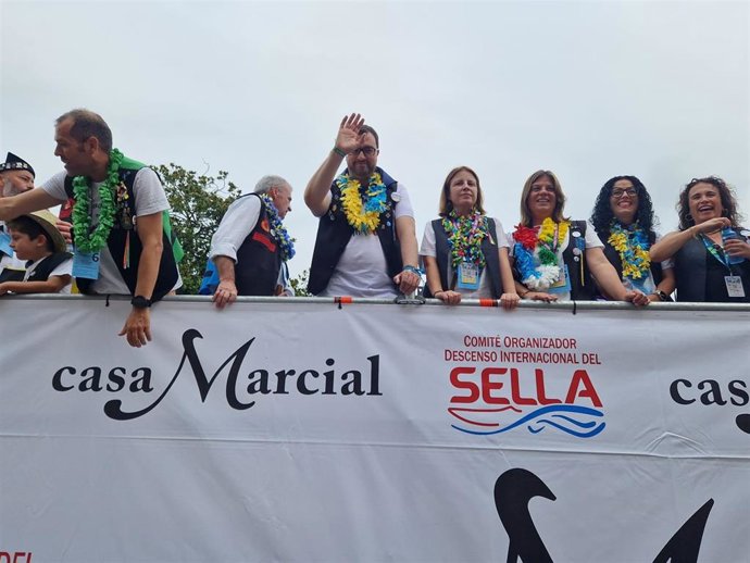 El presidente del Principado en el 87 Descenso Internacional del Sella.