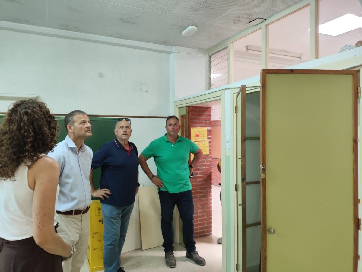 El Ayuntamiento de Murcia realiza obras en dos CEIP de Santiago el Mayor para evitar filtraciones de agua