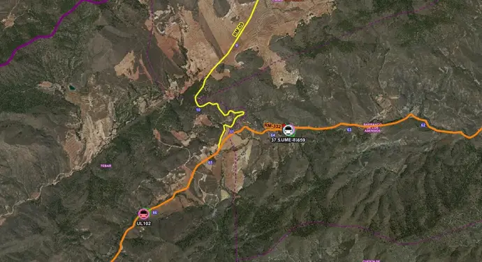 Lugar del accidente