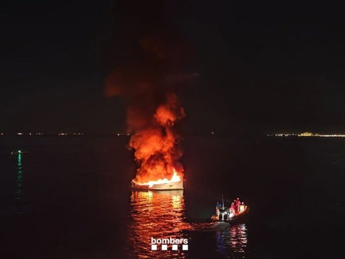 Imatge de l'incendi