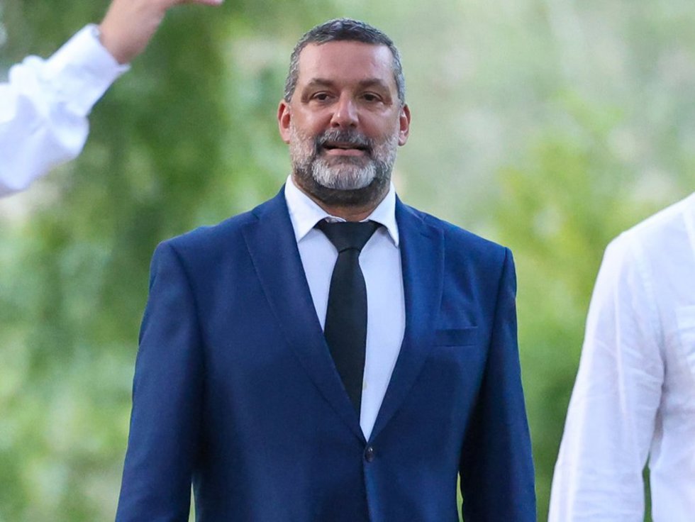 Jaume Anglada durante la recepción de los Reyes en Marivent