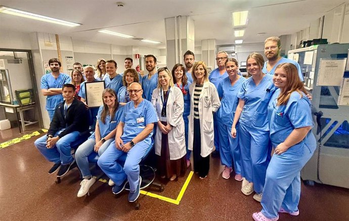 Hospital Doctor Balmis obtiene una certificación que acredita la calidad de sus 16.000 transfusiones sanguíneas anuales