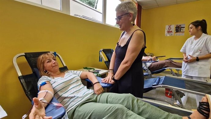 La consejera de Salud, Concepción Saavedra, en su visita a la FIDMA.