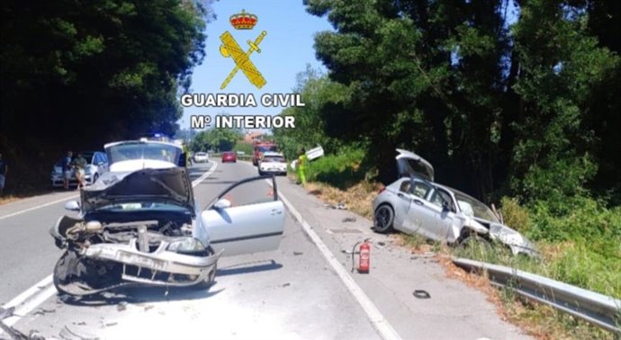 Accidente en Cangas (Pontevedra)