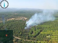 Declarado un incendio forestal en el paraje El Bañuelo, en Córdoba capital, en el que actúan siete medios aéreos