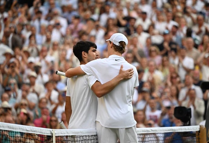 Jannik Sinner, Carlos Alcaraz, final de Wimbledon
