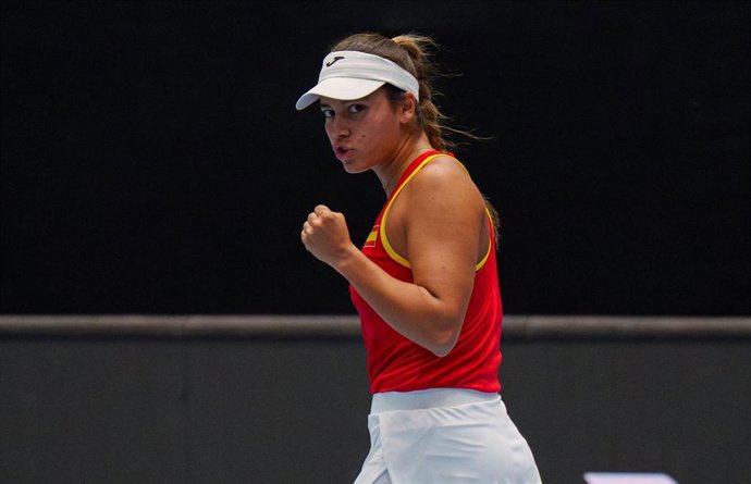 Archivo - La tenista española Jessica Bouzas