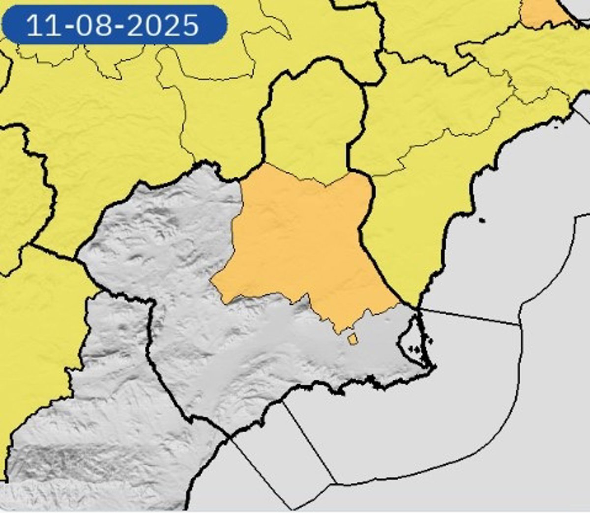 Platemur se sitúa en Fase de Preemergencia por temperaturas de 40º este lunes en la Vega del Segura