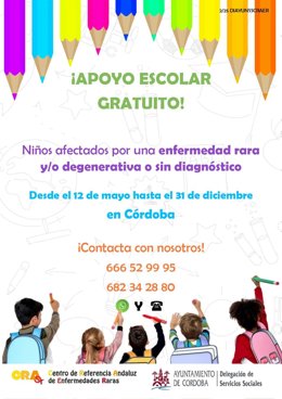 Craer ofrece apoyo escolar gratuito a personas afectadas por enfermedades raras o crónicas.