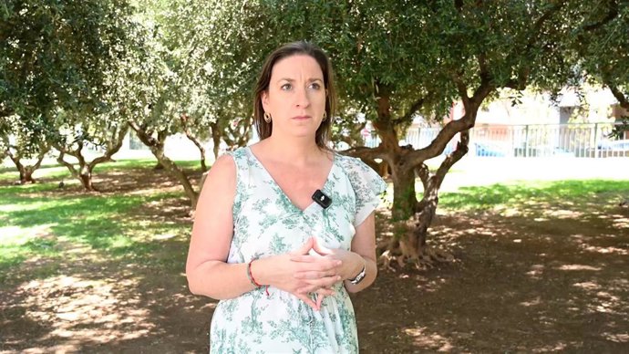La portavoz de Educación del PSOE en las Cortes de Aragón, María Rodrigo.