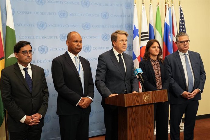 Los representantes europeos ante el Consejo de Seguridad de la ONU