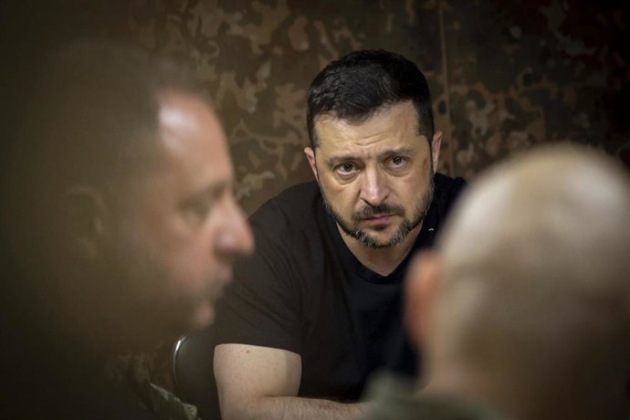 El presidente de Ucrania, Volodimir Zelenski 