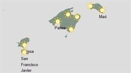 El tiempo hoy, lunes 11 de agosto, en Baleares.
