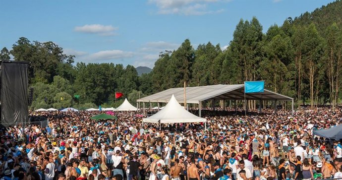 Archivo - Prau Salcéu en una de las ediciones del Xiringüelu en Pravia.