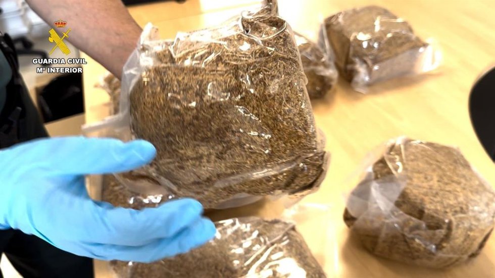 Picadura de tabaco de contrabando