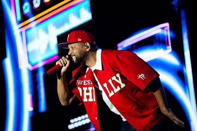 Will Smith durante su actuación en la jornada de clausura de Dreambeach 2025, en El Toyo-Retamar (Almería).