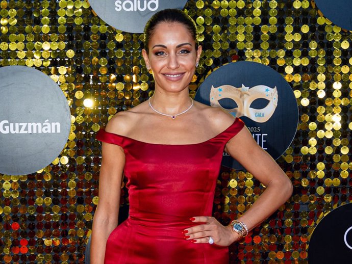 Hiba Abouk durante la gala Starlite, a 10 de agosto de 2025, en Marbella (España)