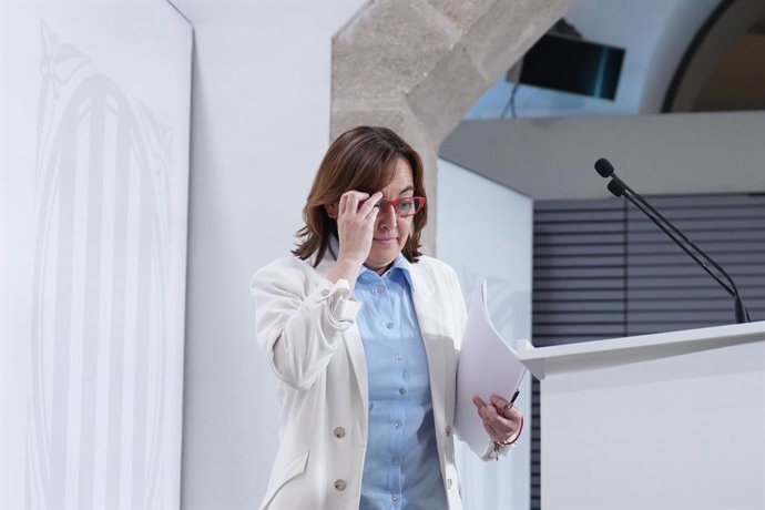 La consellera de Territori, Habitatge i Transició Ecològica i portaveu de la Generalitat, Sílvia Paneque, en una imatge d'arxiu.
