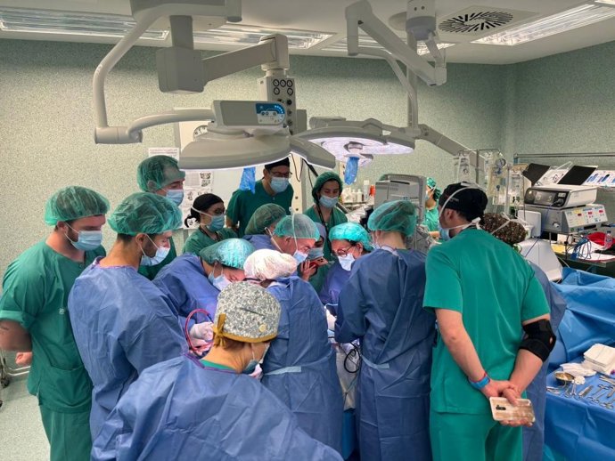 Intervención realizada en el Hospital Miguel Servet de Zaragoza.