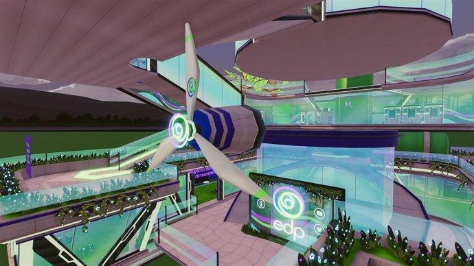 Archivo - EDP presenta la primera central de generación de hidrógeno verde en el metaverso, foto de archivo.