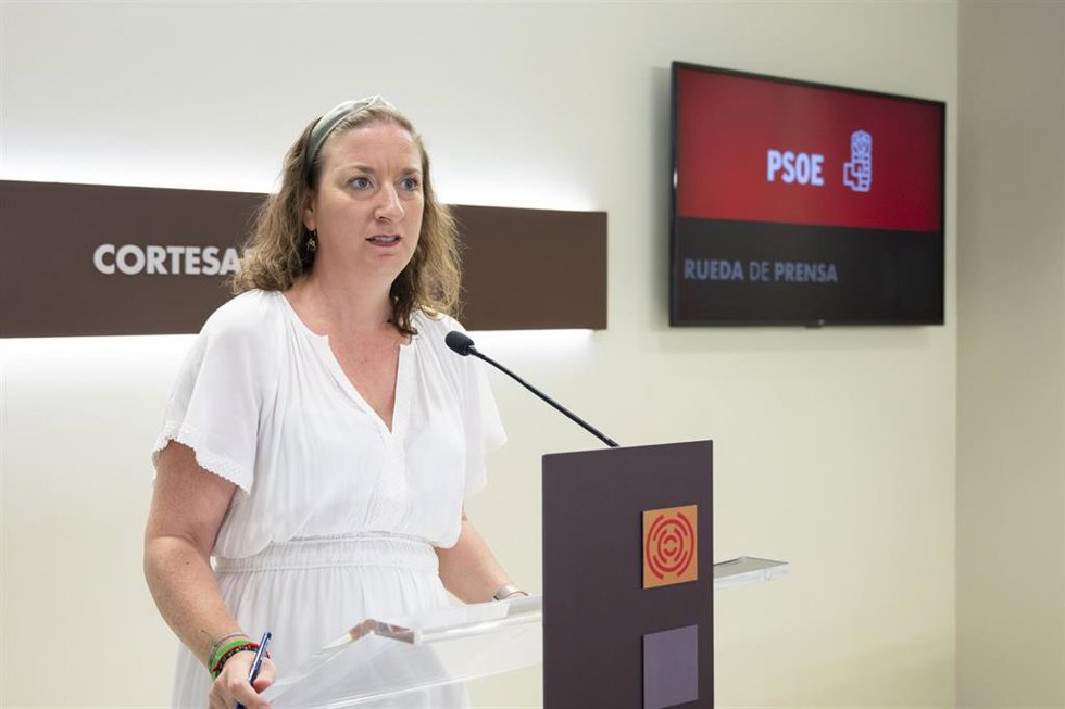 La diputada del PSOE, María Rodrigo.