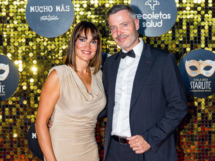 Irene Villa y David Serrata durante la gala Starlite, a 10 de agosto de 2025, en Marbella (España).