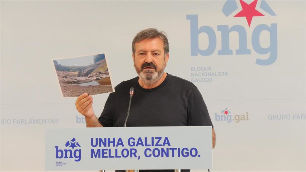 El viceportavoz del BNG en el Parlamento, Luís Bará