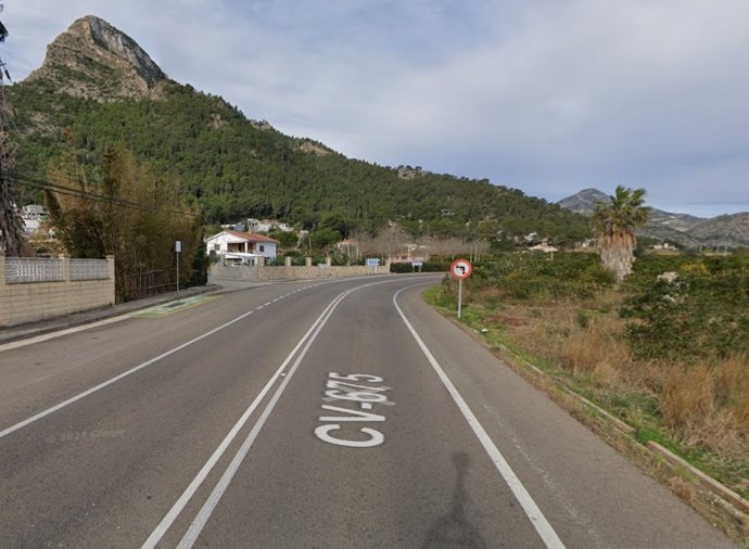 CV-675 a su paso por Gandia