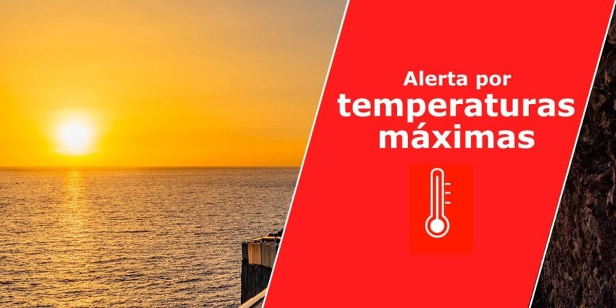 Finaliza la alerta máxima por altas temperaturas en Canarias que pasa a alerta, pudiendo alcanzar los 38ºC