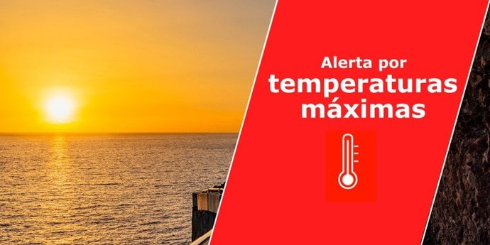Alerta por temperaturas máximas en Canarias