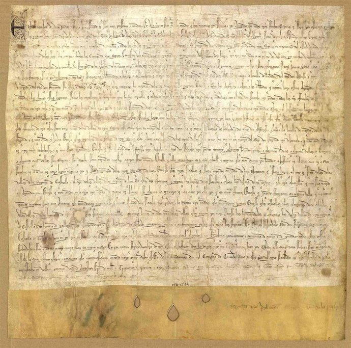El Archivo Municipal de Guadalajara presenta el documento del mes de agosto: la carta plomada de Fernando IV (1295) .