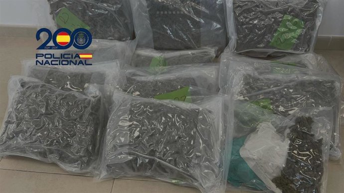 Marihuana hallada en una furgoneta en Sanlúcar