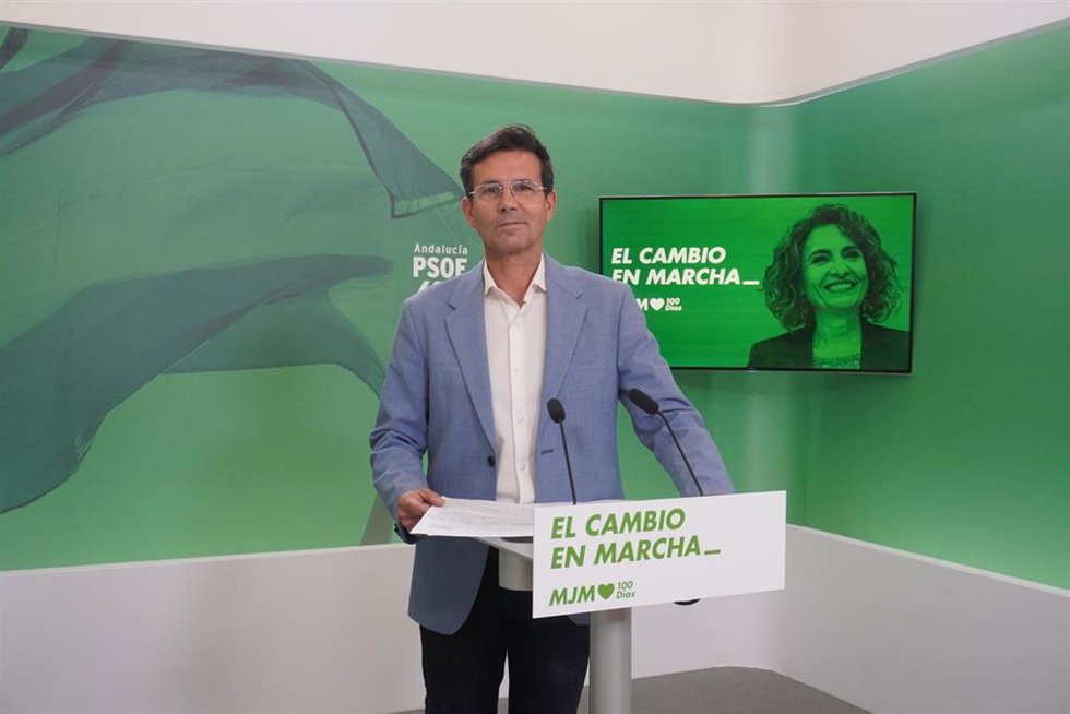 Archivo - El portavoz del PSOE de Andalucía, Francisco Cuenca, en una imagen de archivo.