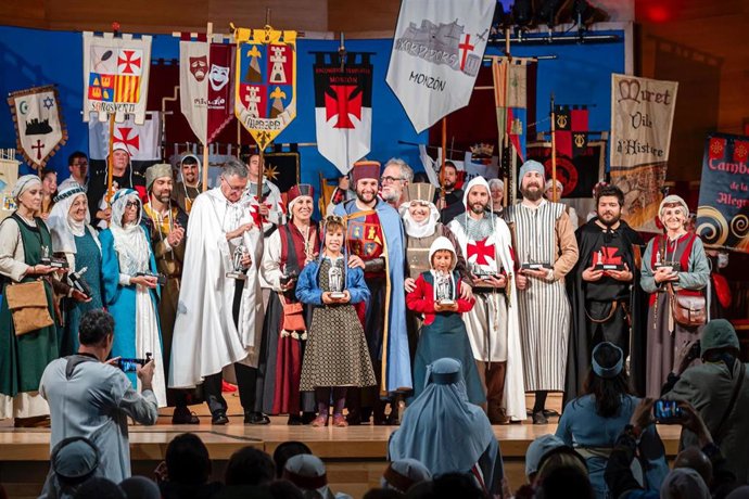 Archivo - Homenaje Templario a Jaime I y Guillem de Mont-rodón de Monzón.