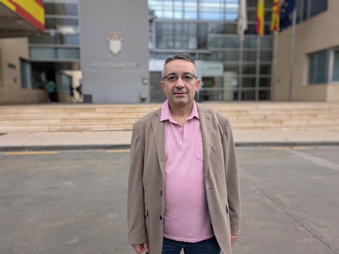 Ebardo Fernández, portavoz de CHA en Cuarte de Huerva.